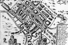 John Speed's plan of Salisbury 1610