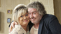 Rab (Gregor Fisher) promises Mary (Elaine C Smith) that he'll be on his best behaviour