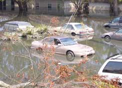 New Orleans during the flood