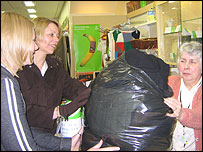 Oxfam volunteers