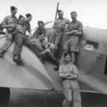 A picture taken of a crashed Airspeed Oxford in Canada, probably in 1942