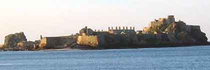 Elizabeth Castle from the shore