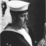 Eric Baines Ellam (known as Ric) aboard HM Submarine Aurochs during 1950.
