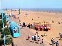 Holidaymakers at Skegness