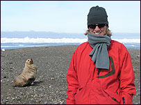 Sally and friend - a fur seal