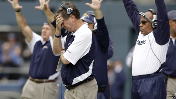 Norv Turner has been heavily criticised for the Chargers' poor start to the season