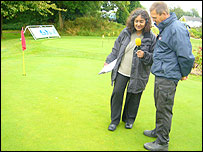 Rupal on the Golf course