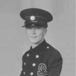 Albert Walter Vaughan in AFS uniform early in WW2