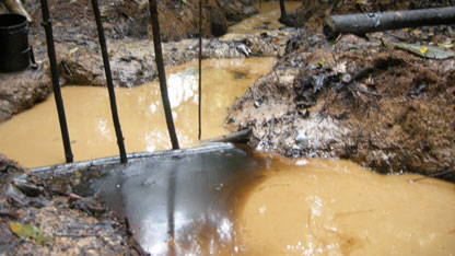 The aftermath of the oil spill