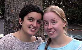 Veronica (right) and Sammi (apparently)