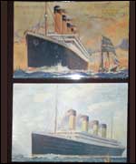 Titanic postcards