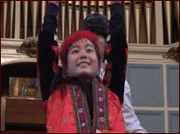 dancing on chinese new year