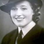 Olive in uniform not long after joining up.