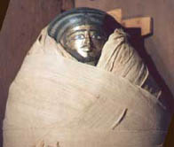 Image of mummy wrapped in 375m of linen