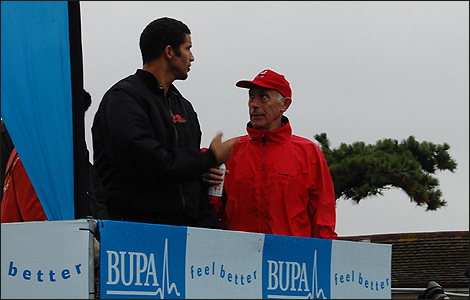 David James starts the 2007 Great South Run