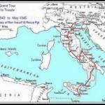 The route of my travels, courtesy of Ron Tee