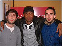 Aaron Soul with musicians