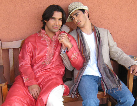 Production shot from Reid Waterer's film You Can't Curry Love