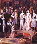 Distributing the Tichborne Dole, 1670 (detail)