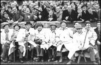 Minety 'Moonrakers', supporters of Swindon Town F.C.