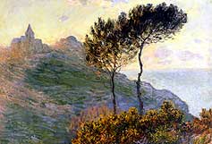 Image: Church at Varengeville (1882) by Claude Monet