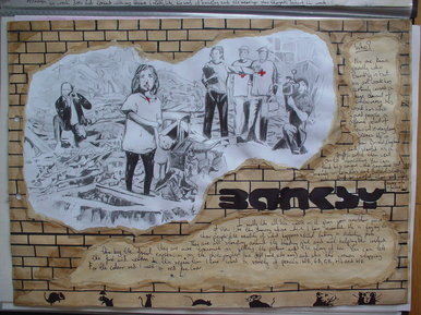 Banksy - GCSE art