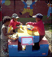 Playtime at Handsworth Day Care Centre