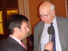 Robert Peston and Paul Volcker