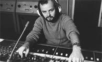 John in the studio