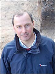 County archaeologist Norman Redhead