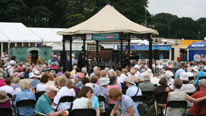 listening to the band,tatton park'