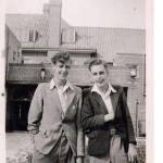 Eric(right)and I in the late 40's
