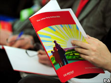 Labour manifesto booklet