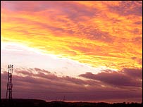 Ixworth sunset by Ben Lord