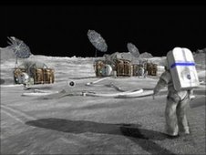 Screen shot from NASA's Moonbase Alpha game