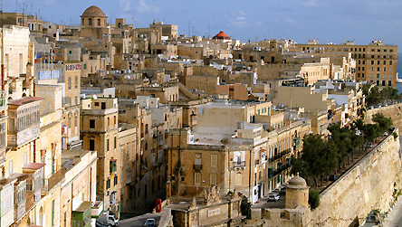 General skyline view across Valletta, Malta © BBC