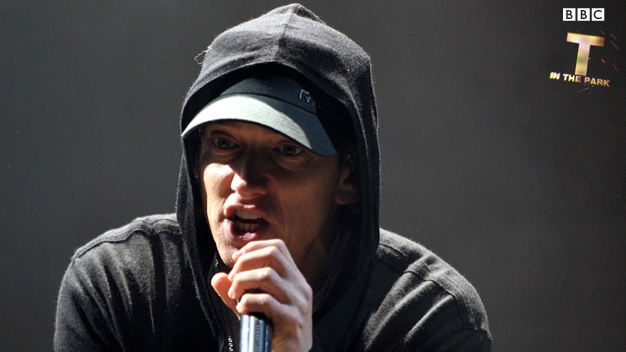 Eminem at T In The Park 2010