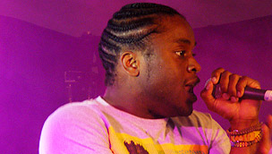 Young Fathers on stage