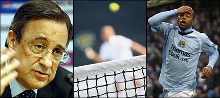 Florentino Pérez, Robinho y tenis