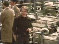 Gwyn Richards at Gloucester cattle market