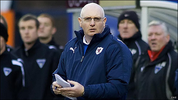 Raith Rovers manager John McGlynn