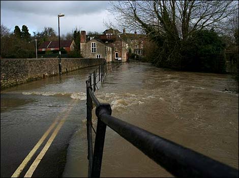 Malmesbury flooded 10 January 2007