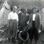 Charles Goddard and Johny go down the mine July 06, 1942