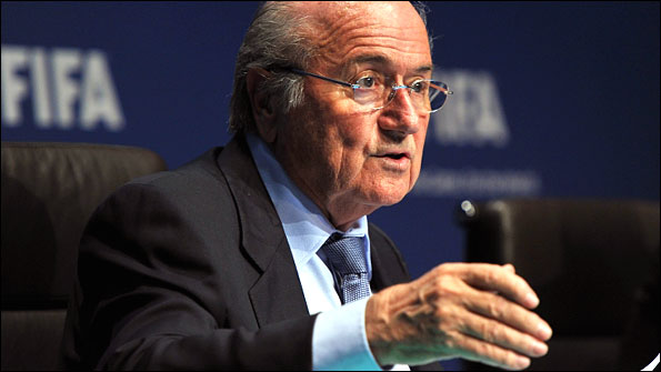 Fifa president Sepp Blatter