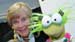 Councillor Mrs Meta Crozier, the Mayor of Craigavon Council meeting Jelly. Photo taken by Colin McMullen.