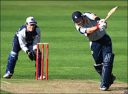 Twenty20 Cup action