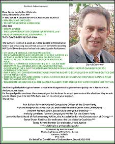 David Drew leaflet