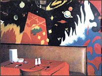 Art at 'Down Broadway Bistrotheque'