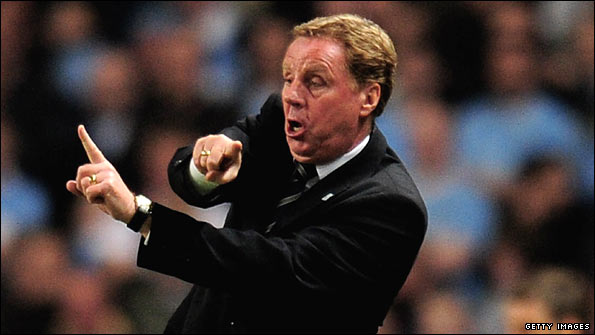 Harry Redknapp at Eastlands