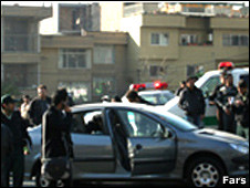 محل انفجار -